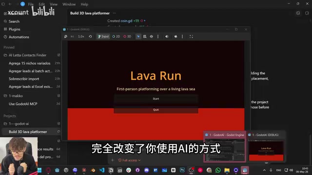 AI automatically running and testing the game