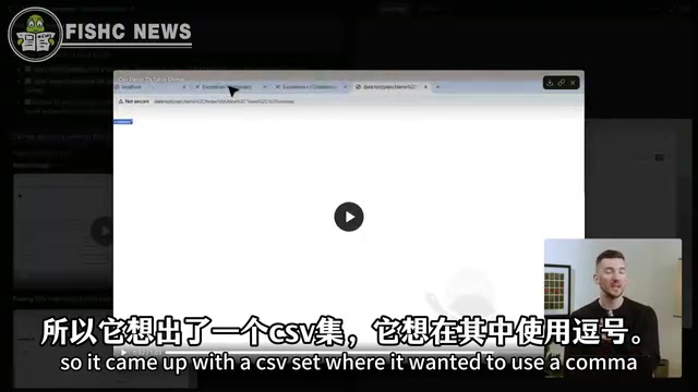 Cursor Agent autonomously testing CSV edge cases