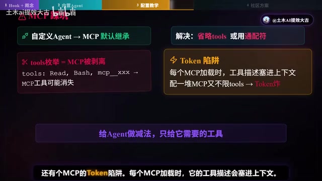 它的工具描述会塞进上下文
