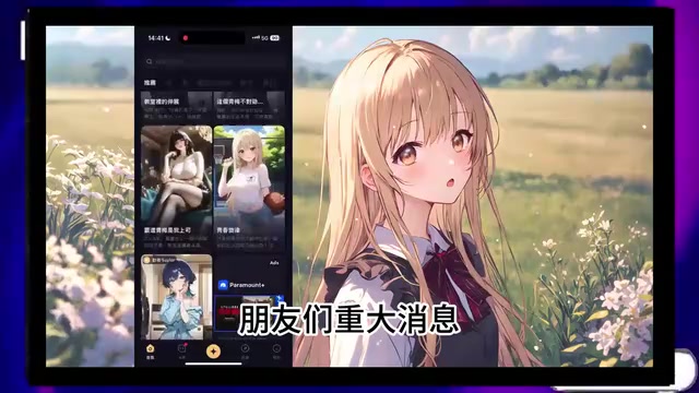 App interface showcase