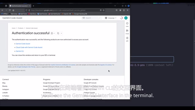 Gemini CLI Interactive Interface