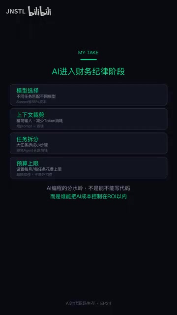 AI成本工程的核心维度