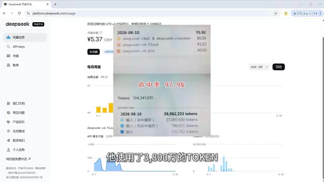 DeepSeek API Real User Consumption Data