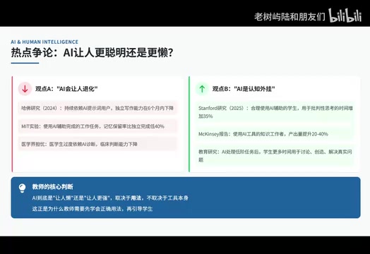 AI让人更聪明还是更懒惰的思辨