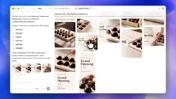 Browsing generated brochure options
