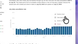 Viewing the data sources and workflows behind a report