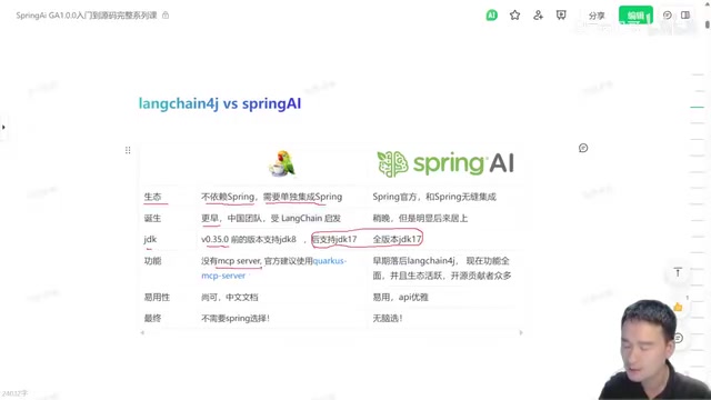 LangChain4j Feature Limitations