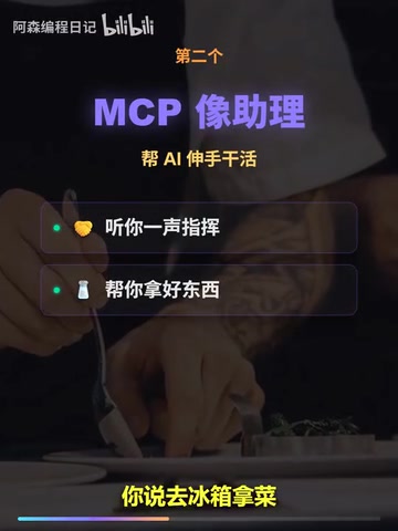 MCP is like a kitchen assistant helping you access ingredients