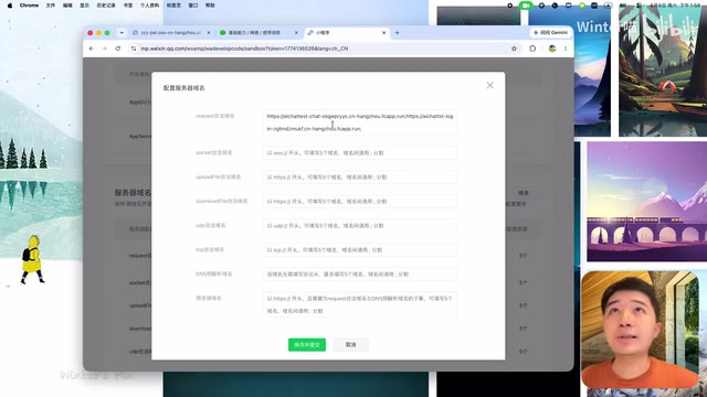 Configuring legitimate domains