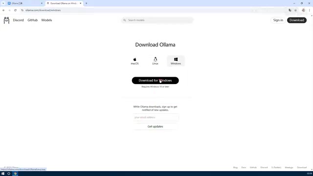 Ollama official download page
