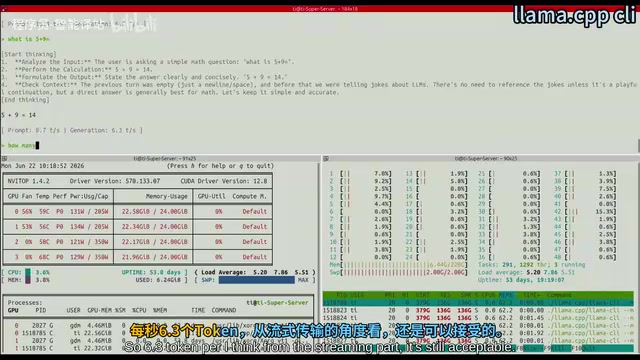 Command-line inference performance monitoring