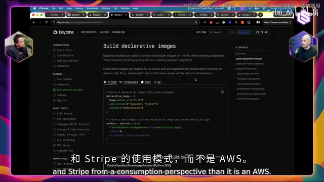 Daytona offers a Twilio/Stripe-like API and SDK consumption model