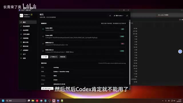 Codex stops working after config files are deleted