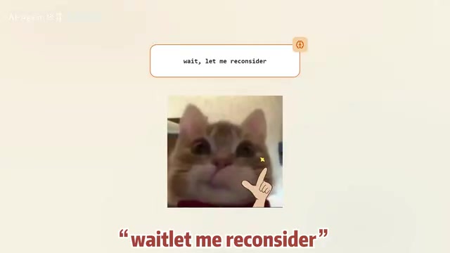 DeepSeek R1 spontaneously generates self-review statements