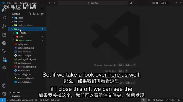The newly generated reusable button component from Codex CLI