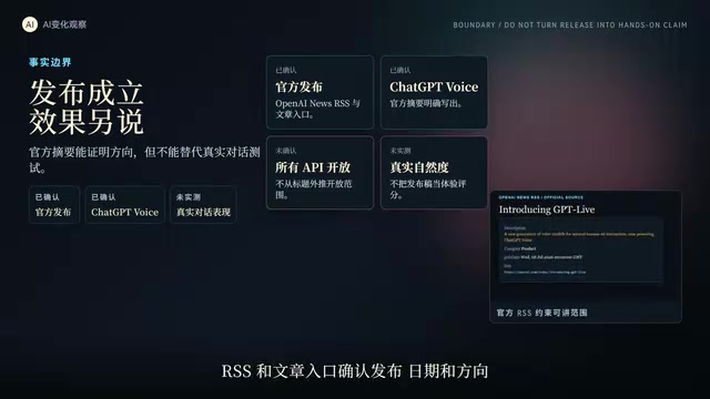 No overstatement of GPT Live's specific performance