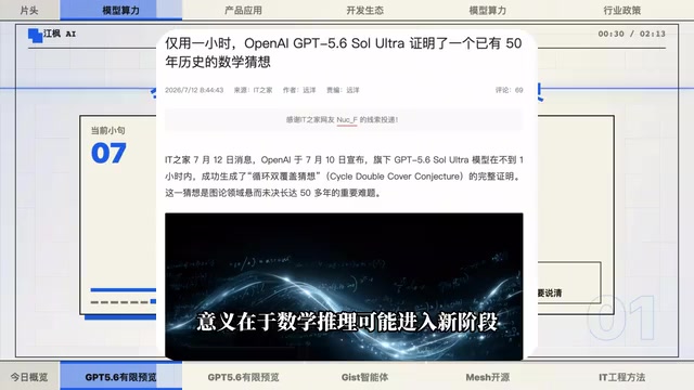 GPT-5.6能证明50年图论猜想吗?AI数学推理的边界与验证