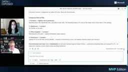 Loading a skill file so the agent understands business rules before querying