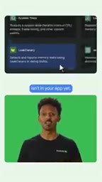 your app yet, the Profiler can automatically inject the required