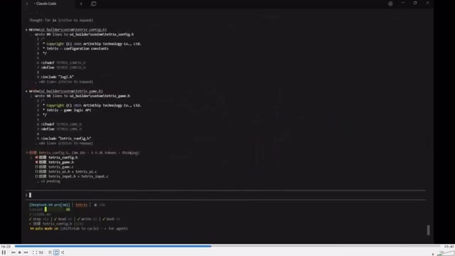 Task list created by the AI