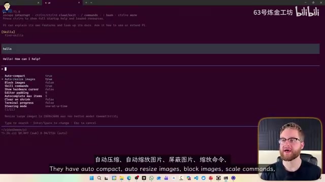 Pi settings interface options