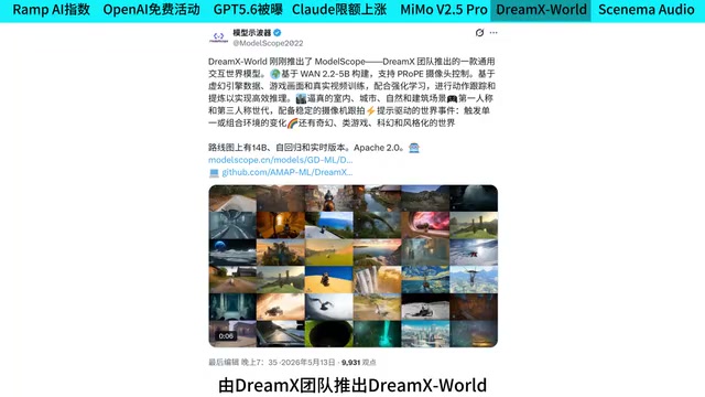 由DreamX团队推出DreamX World