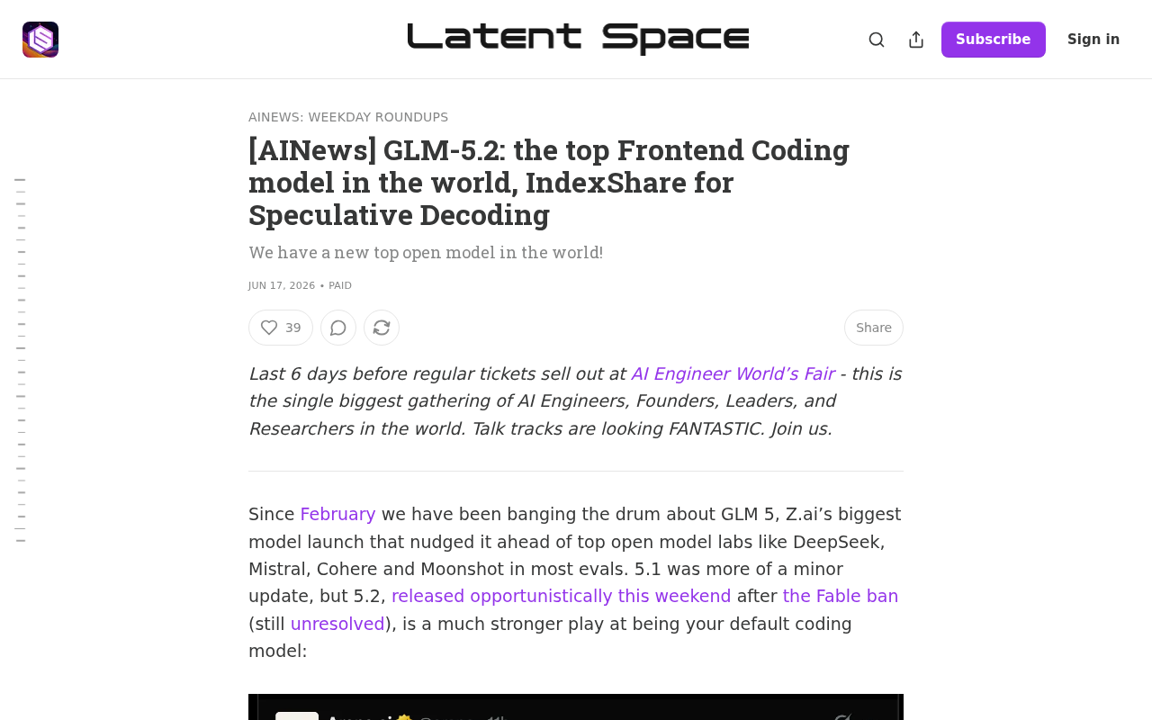 GLM-5.2 Tops Global Open-Weight Model Rankings: Leading the Industry in Frontend Coding