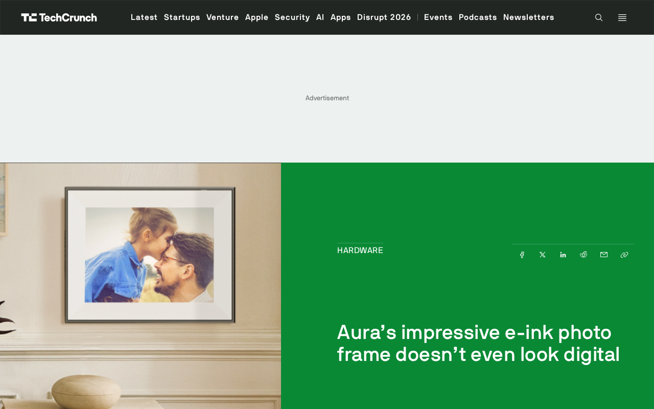 Aura Ink电子墨水相框评测:让技术隐形的家居艺术品