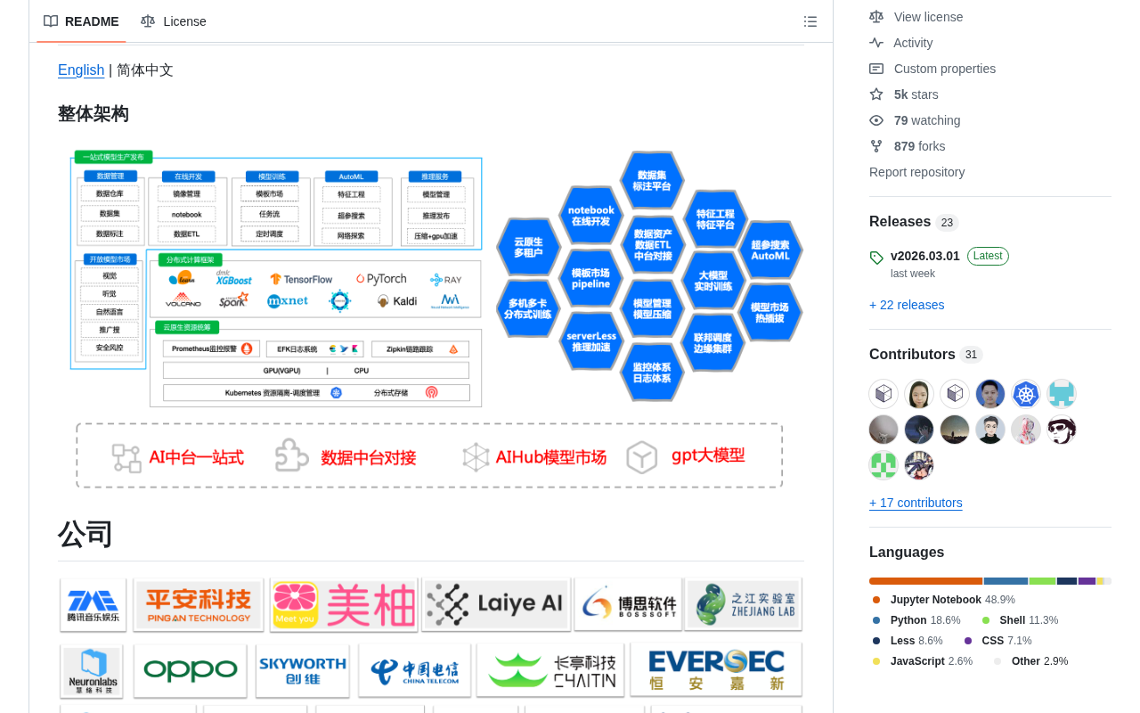 github source: tencentmusic/cube-studio: cube studio开源云原生一站式机器学习/深度学习/大模型AI平台,mlops算法链路全流程,算力租赁平台,notebook在线开发,拖拉拽任