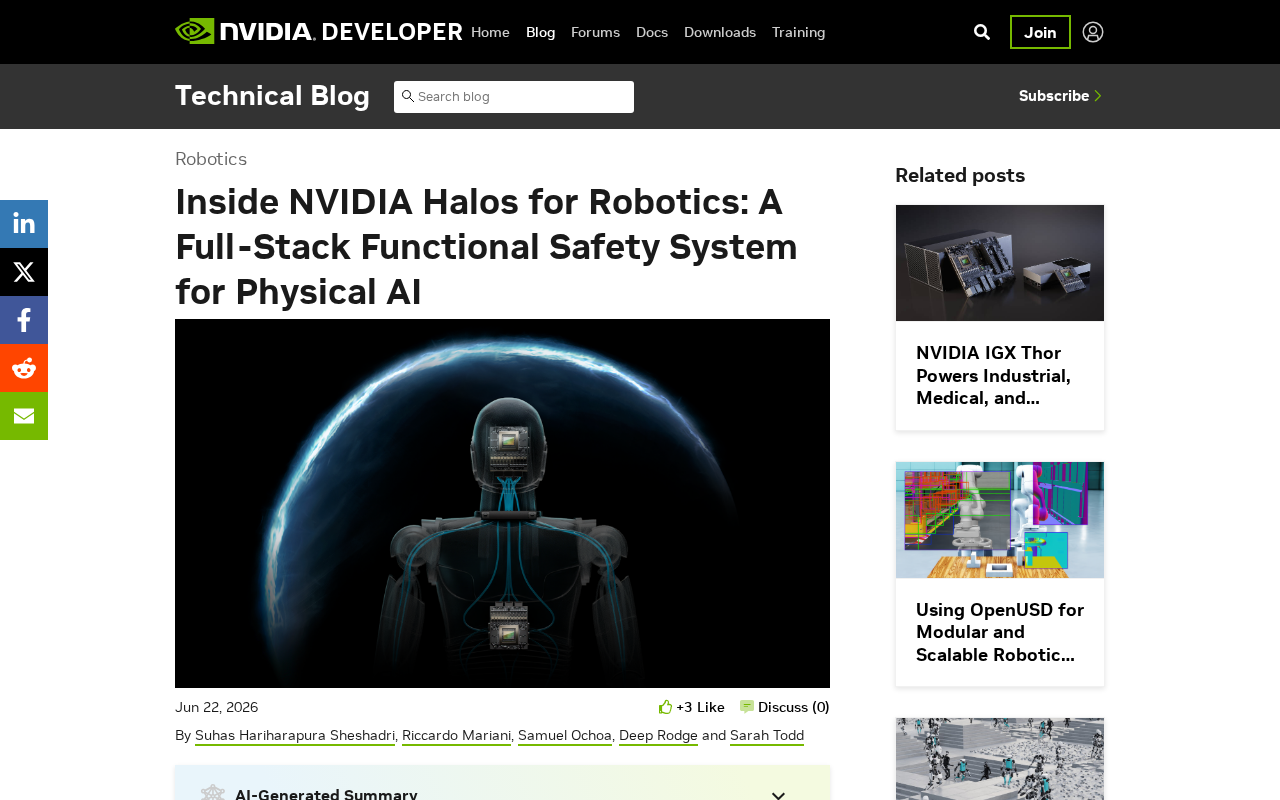 NVIDIA Halos详解:物理AI机器人全栈功能安全系统架构