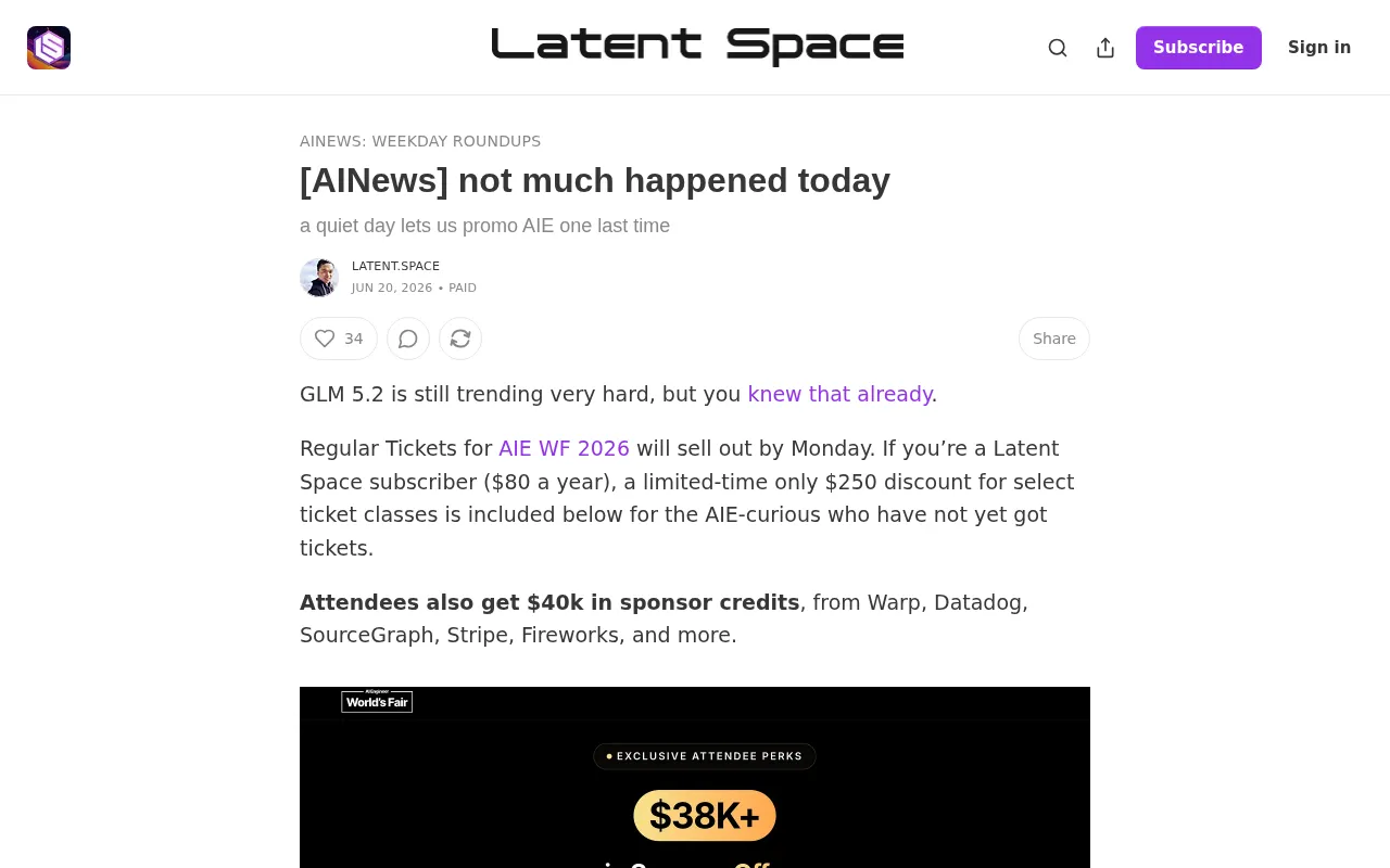 A Rare Quiet Day in AI: Thinking Clearly in an Age of Information Overload
