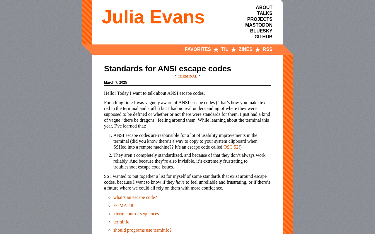 The Standardization Dilemma of ANSI Escape Codes: Past and Future of Terminal Communication Protocols