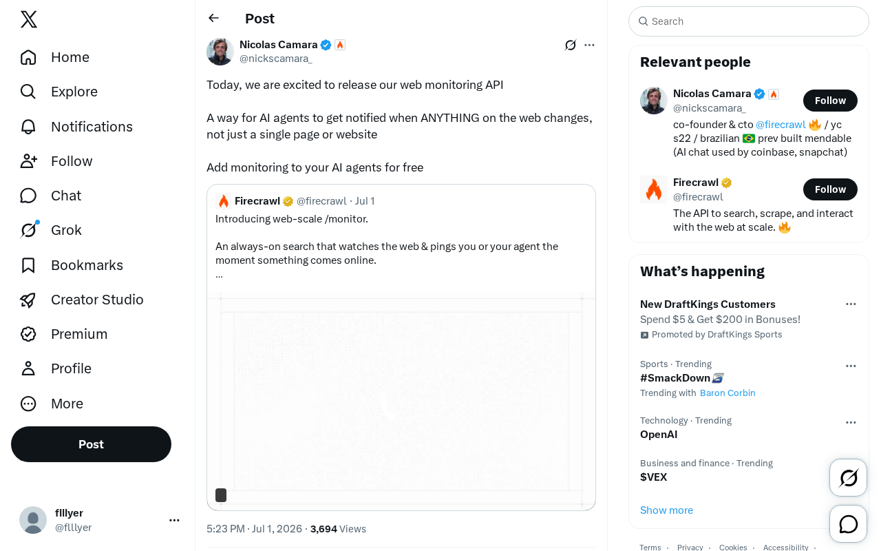 Web监控API发布:赋予AI智能体全网变化感知能力