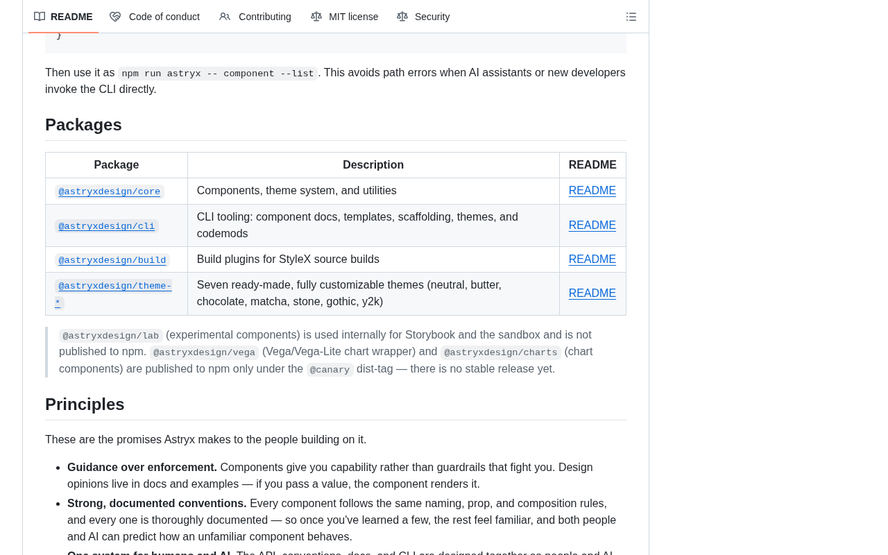 github source: facebook/astryx: An open source design system that's fully customizable and agent ready