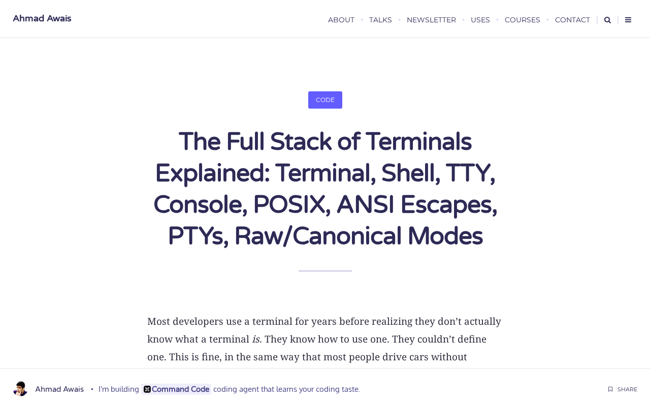 A Full-Stack Deep Dive into Terminal Technology: From Character Encoding to GPU Rendering