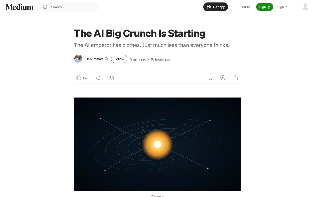 The AI Big Crunch: A Deep Dive into Bubble Deflation and the Return to Rational Value