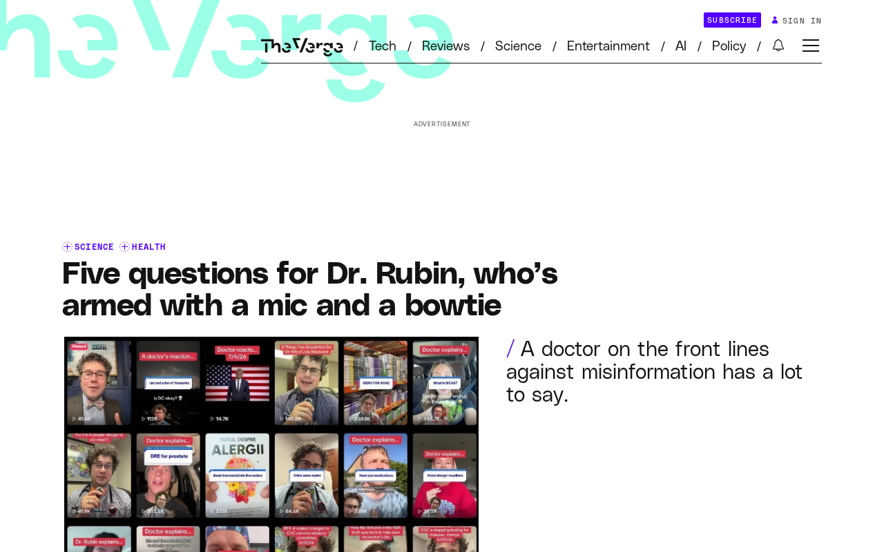 A Conversation with Dr. Rubin: How Professionals Fight Viral Medical Misinformation