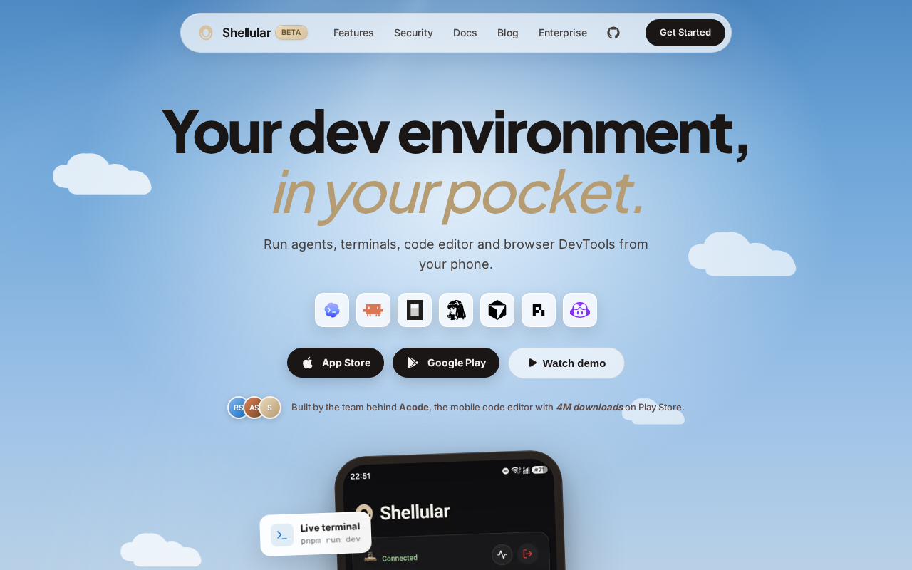 Shellular:手机远程控制Claude Code等AI编程助手的新方式