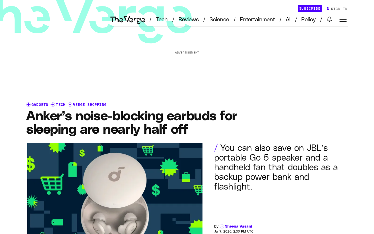 Anker Soundcore Sleep A20 Sleep Earbuds Drop to Record-Low $99