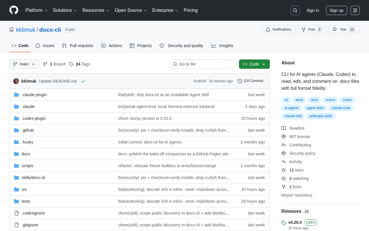 Docx-CLI: An Open-Source Tool That Boosts AI Agent Word Document Efficiency by 50%