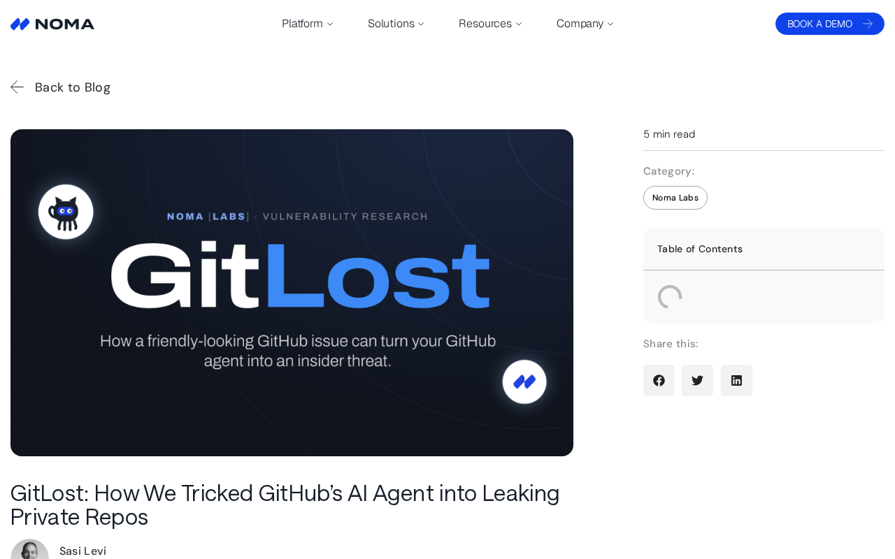 In-Depth Analysis of the GitLost Vulnerability: How GitHub AI Agents Were Tricked into Leaking Private Repositories
