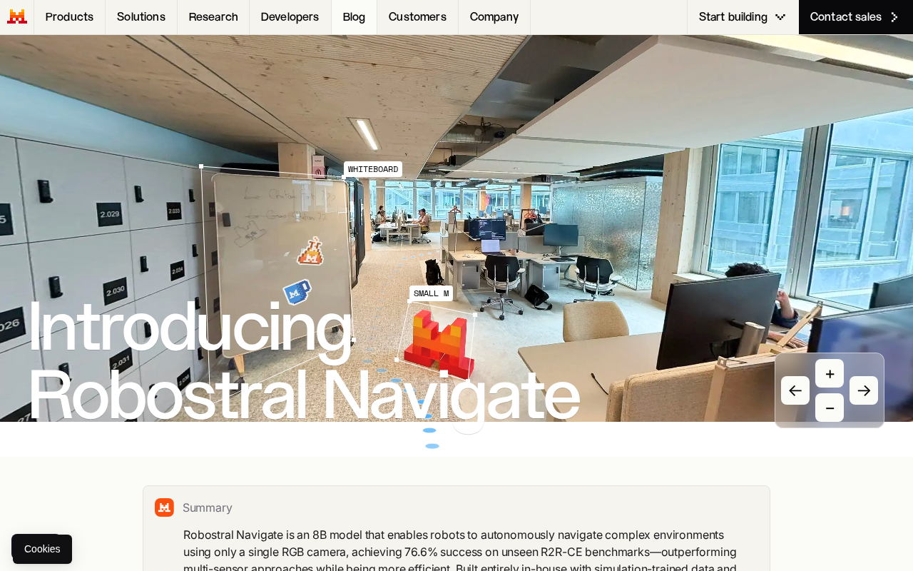 Mistral发布Robostral Navigate:机器人导航基础模型详解