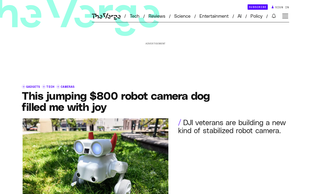 $800 Jumping Robot Dog Camera: The Ground-Level Shooting Experience That's Redefining Drone Photography