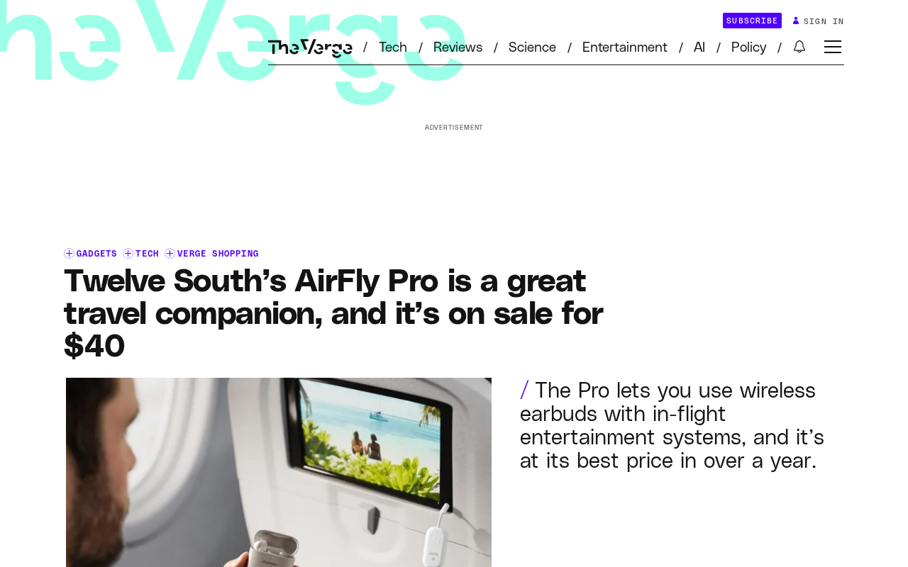 AirFly Pro蓝牙适配器降至$39.99,无线耳机旅行必备神器