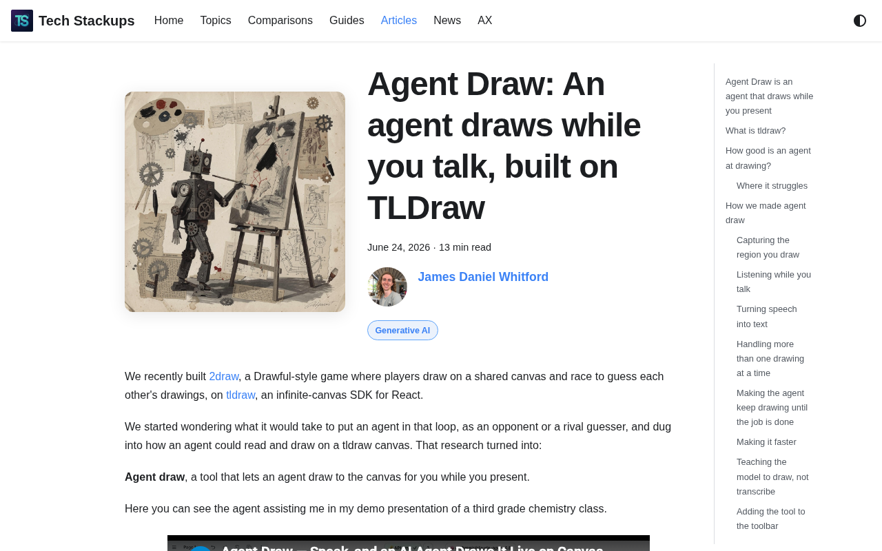 Agent Draw:用语音驱动AI白板,边说边画的智能绘图助手