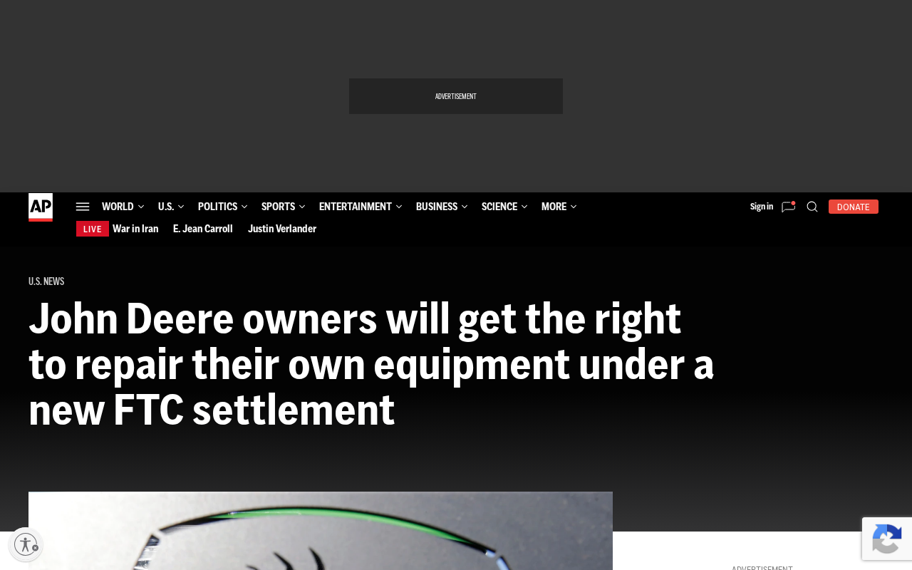 FTC Reaches Settlement with John Deere: A Landmark Victory for the Right to Repair Movement