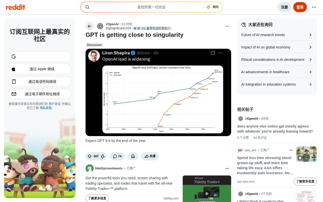 GPT真的在逼近技术奇点吗?一则Reddit热帖引发的深层反思