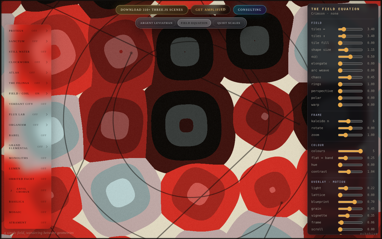 The Field Equation: Bringing Math Equations to Life with Real-Time Shaders