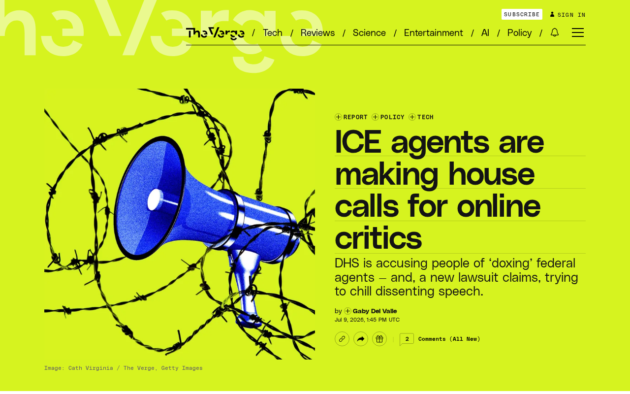 ICE Agents at the Door: The Free Speech Crisis in the Age of AI Surveillance