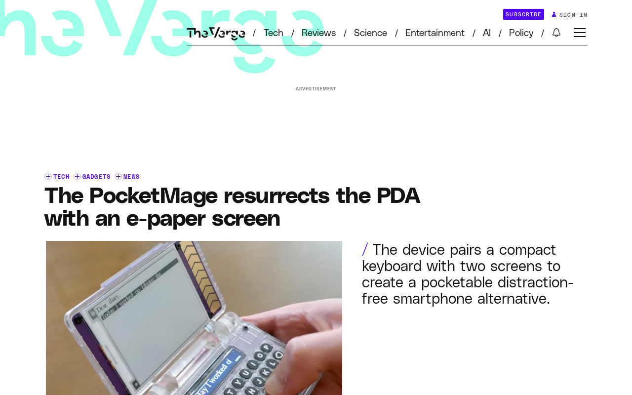 PocketMage评测:电子墨水屏翻盖PDA,实体键盘复古掌上电脑
